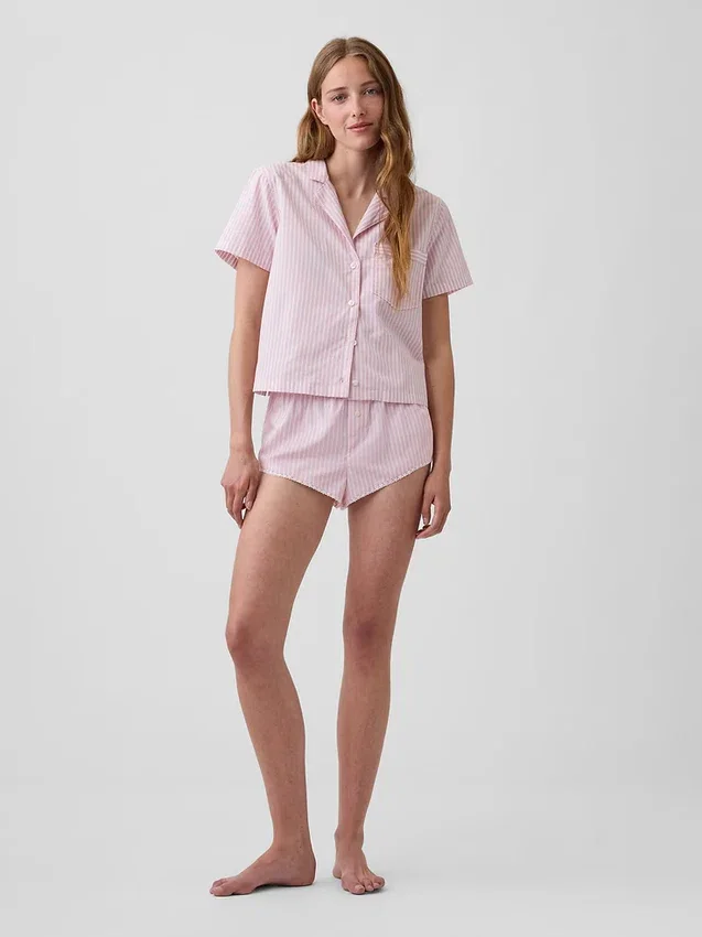 Poplin Bloomer Pj Shorts