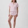 Poplin Crop Pj Shirt