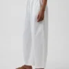 Poplin Easy Barrel Pants