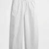 Poplin Easy Barrel Pants