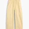 Poplin Easy Double-Knee Barrel Pants