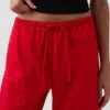 Poplin Easy Double-Knee Barrel Pants