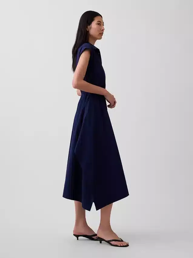 Poplin Handkerchief Shirtdress