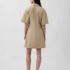 Poplin Mini Shirtdress