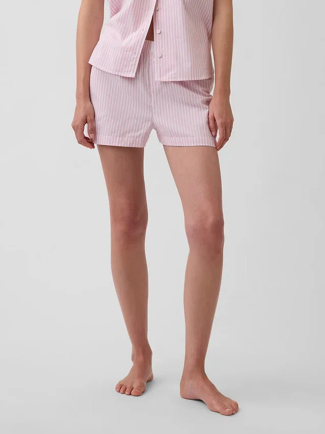 Poplin Pj Boxer Shorts
