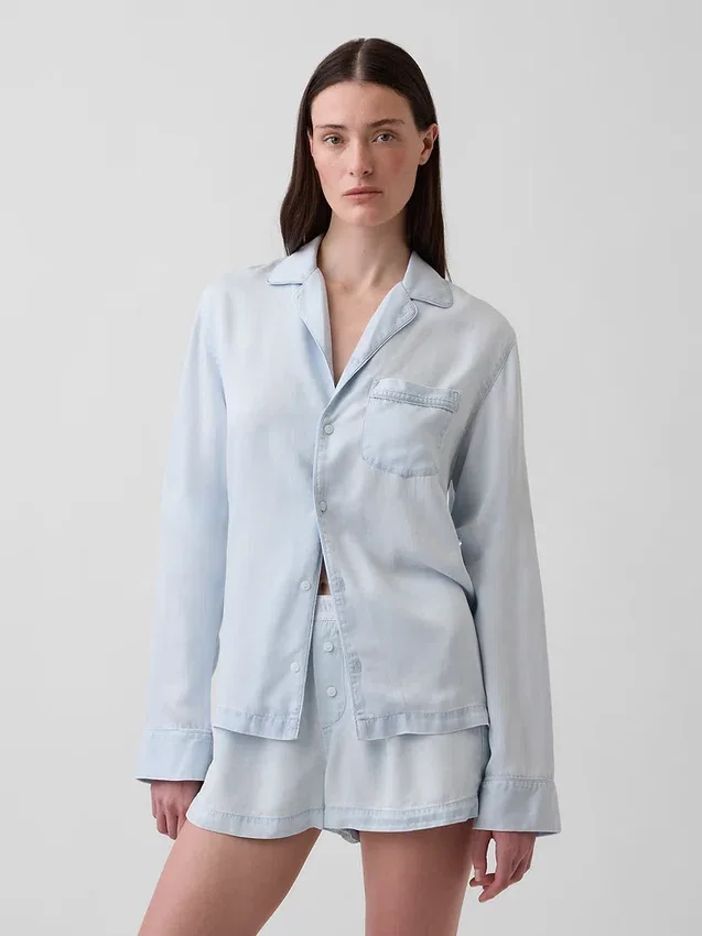Poplin Pj Shirt