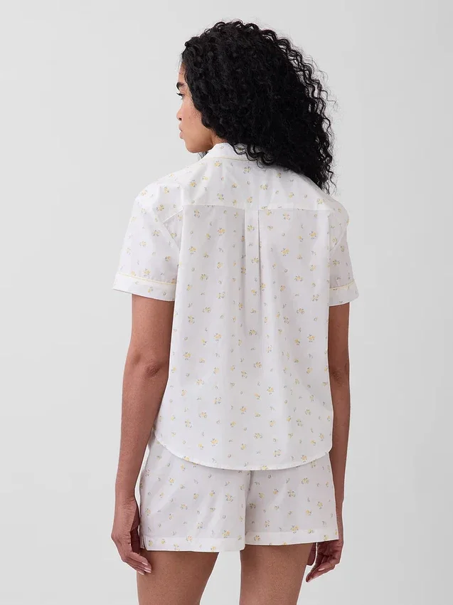 Poplin Pj Shirt