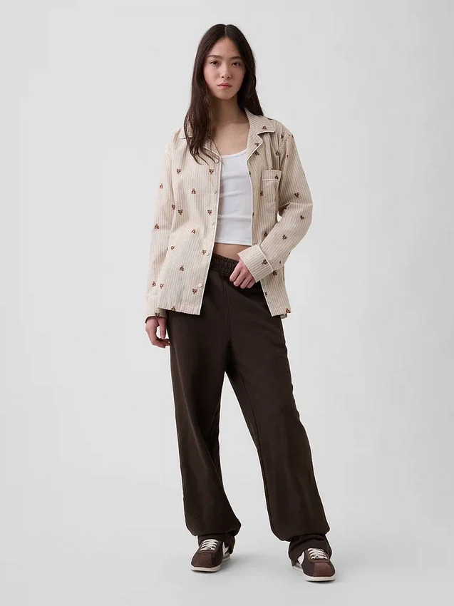 Poplin Pj Shirt