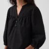 Poplin Popover Top