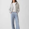 Printed Baggy Sweatpant Jeans
