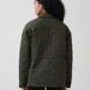Quilted Cinched Field Jacket
