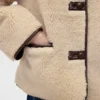 Recycled Sherpa & Vegan Leather-Trim Jacket