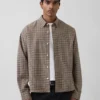 Relaxed Crop Straight-Hem Oxford Shirt