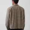 Relaxed Crop Straight-Hem Oxford Shirt