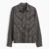 Relaxed Crop Straight-Hem Oxford Shirt