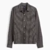 Relaxed Crop Straight-Hem Oxford Shirt