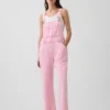 Relaxed Denim Overalls