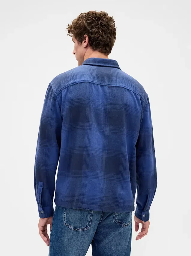 Relaxed Flannel Shirt
