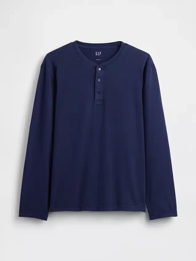 Relaxed Henley T-Shirt