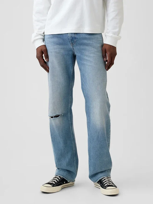 Relaxed Straight Jeans