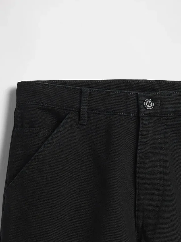 Relaxed Straight Utility Khakis