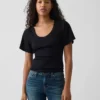 Rib Scoop T-Shirt