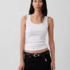 Rib Scoop Tank Top