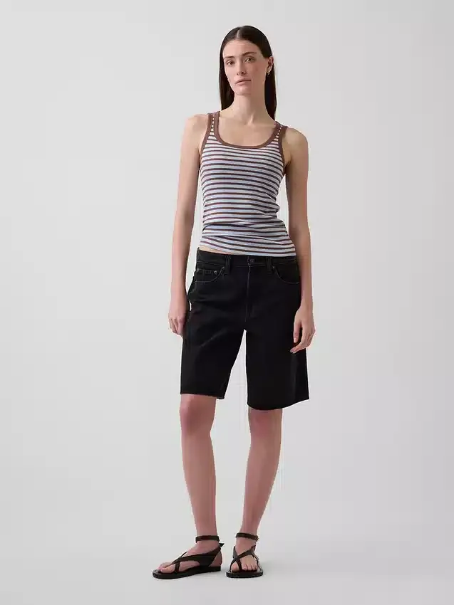 Rib Scoop Tank Top