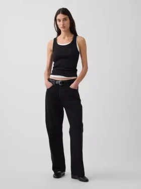 Rib Scoop Tank Top