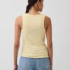 Rib Scoop Tank Top