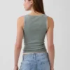 Rib Scoop Tank Top