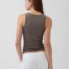 Rib Scoop Tank Top