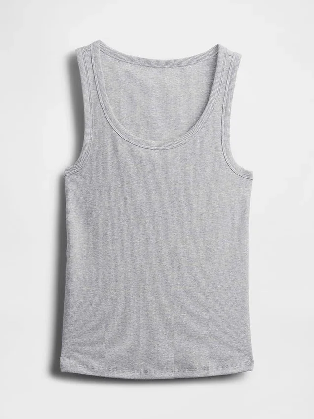 Rib Scoop Tank Top