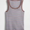 Rib Scoop Tank Top
