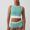 Seamless Rib Crop Tank Top