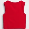 Seamless Rib Crop Tank Top