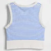 Seamless Rib Crop Tank Top