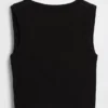 Seamless Rib Crop Tank Top