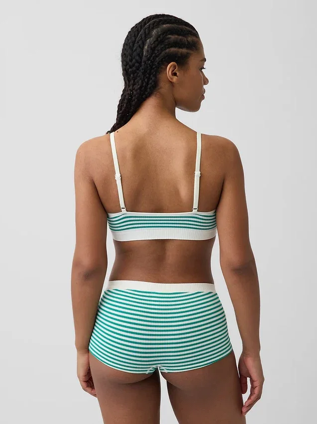 Seamless Rib Triangle Bralette