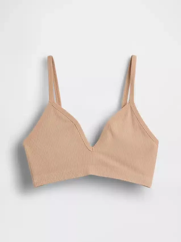 Seamless Rib Triangle Bralette