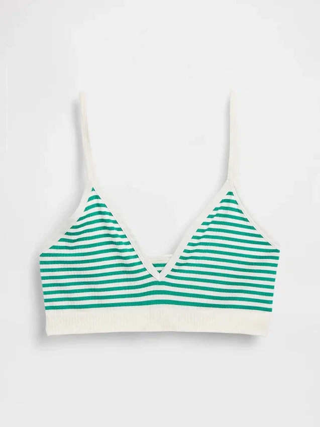 Seamless Rib Triangle Bralette