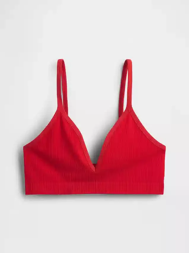 Seamless Rib Triangle Bralette