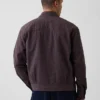 Seersucker Zip Shirt Jacket