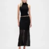 Sheer Maxi Sweater Skirt