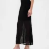 Sheer Maxi Sweater Skirt