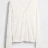 Sheer Rib Henley T-Shirt