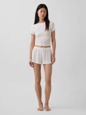 Softest Modal Rib Pj Shorts