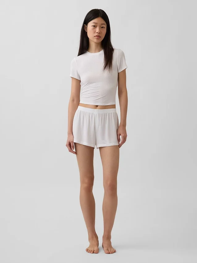 Softest Modal Rib Pj T-Shirt