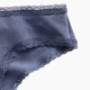 Softest Organic Stretch Cotton Lace-Trim Cheeky Hipster