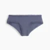 Softest Organic Stretch Cotton Lace-Trim Cheeky Hipster